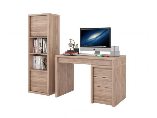 میز کامپیوتر و کتابخانه مدرن ساده MC104